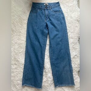 Holographic Jeans by Sincerely Jules NWT Wide Leg Shimmer Sparkling Metallic